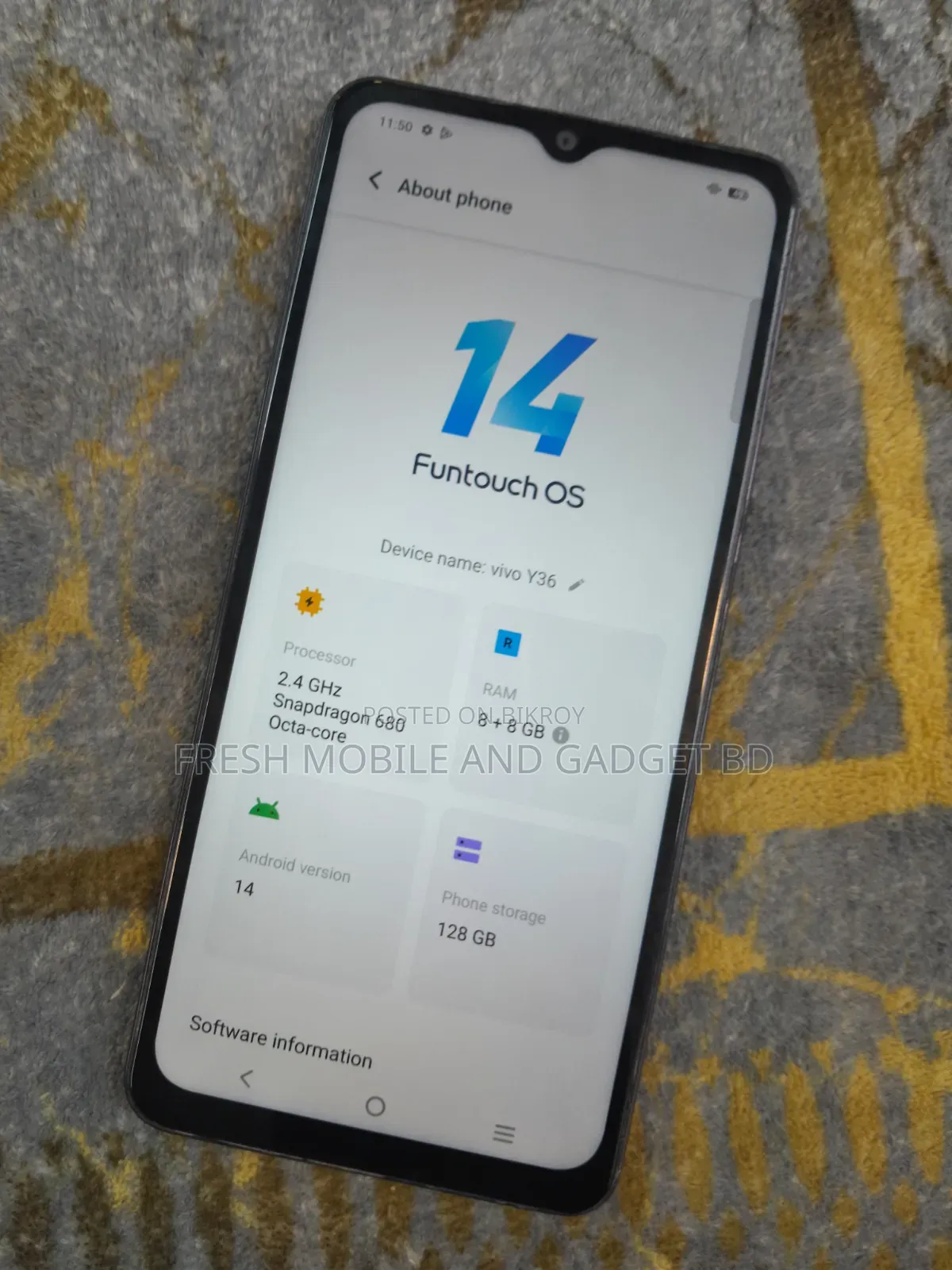 Vivo Y36 128 GB