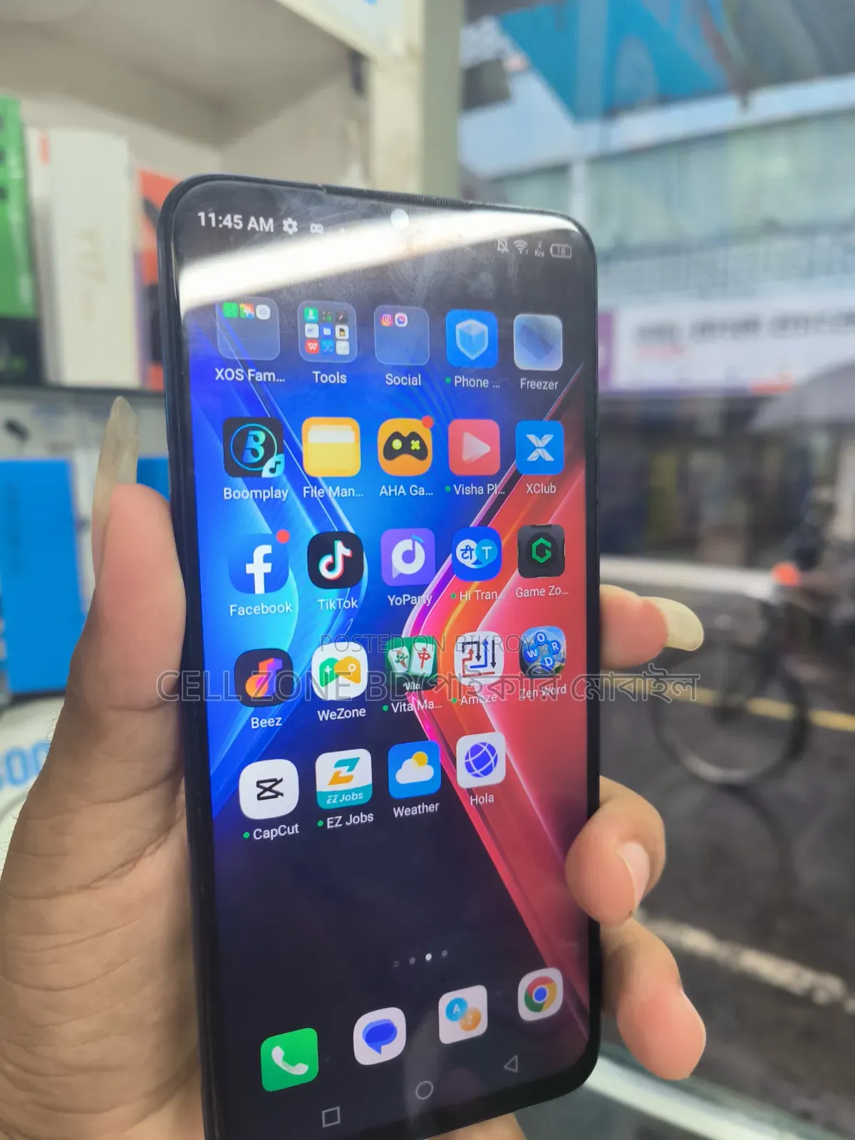 ইনফিনিক্স হট ১১ প্লে ১২৮ জিবি গ্রে