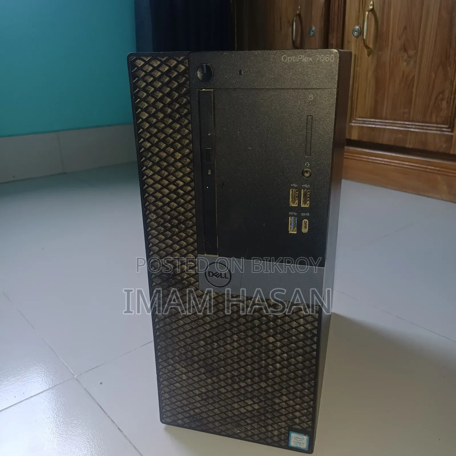 Desktop Computer Dell OptiPlex 7060 8GB Intel Core I7 SSD 256GB