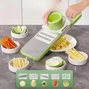 5-in-1 Multifunctional Vegetable Cutter | Stainless Steel Blade
