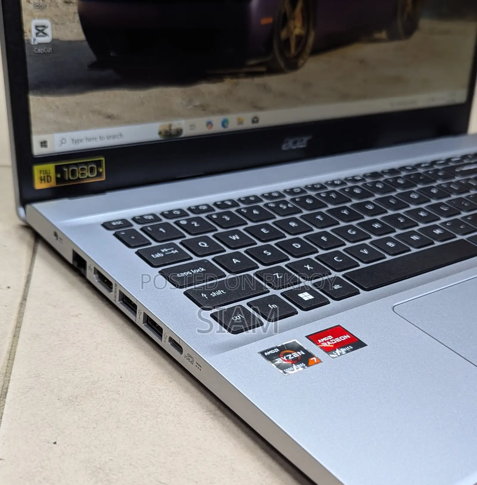 Laptop Acer Aspire 3 16GB AMD Ryzen 7 SSD 512GB
