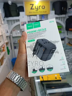 হোকো এসি১৫ ওয়াকার ৩-পোর্ট পিডি২০ডব্লিউ ইউনিভার্সাল কনভার্শন চার্জার