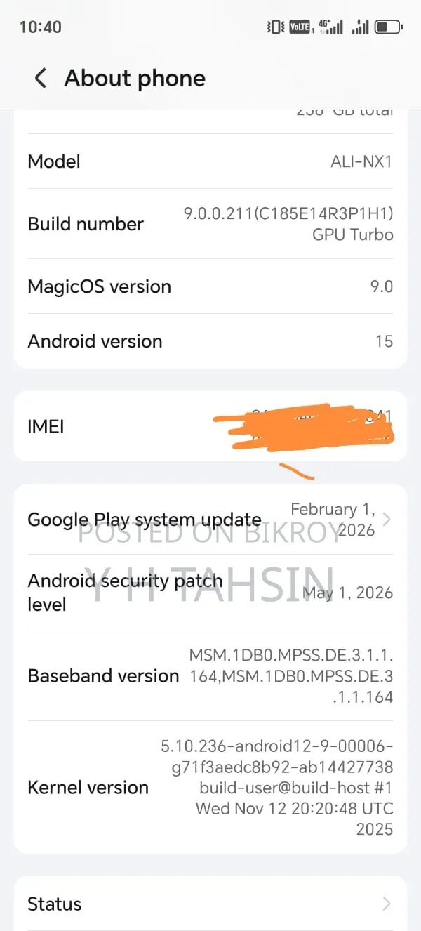 Honor X9b 5G 256 GB Blue