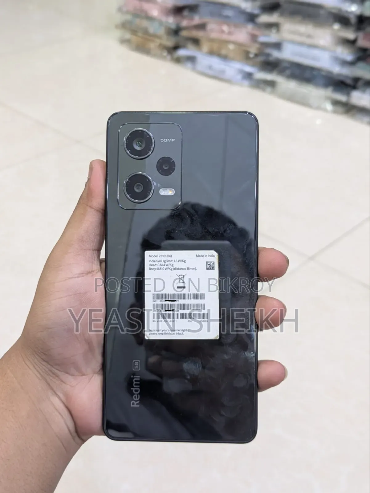Xiaomi Redmi Note 12 Pro 5G 256 GB Black