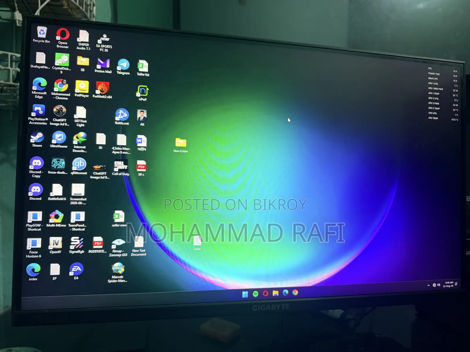 Gigabyte G27F 27” Gaming Monitor