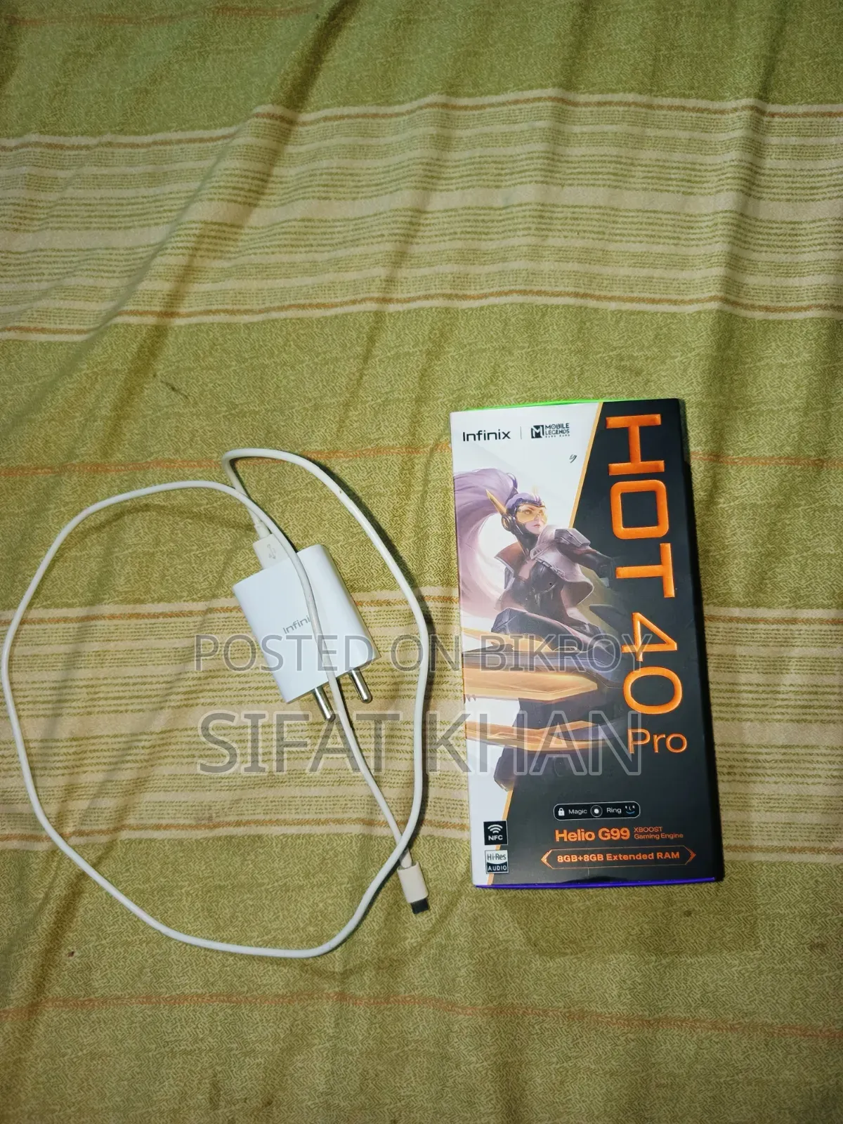 ইনফিনিক্স হট ৪০ প্রো ১২৮ জিবি নীল