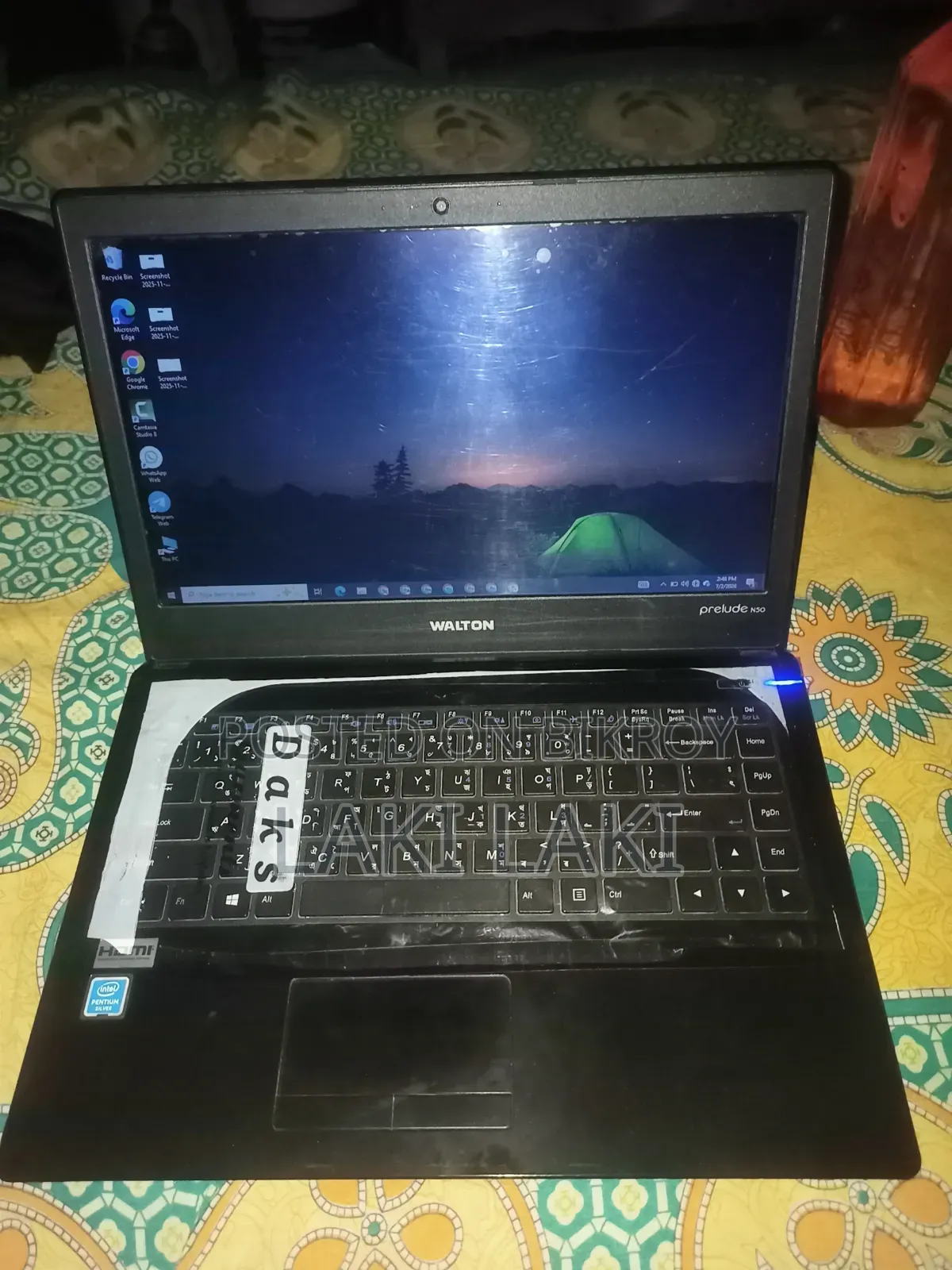 Laptop 8GB Intel Pentium SSD 256GB
