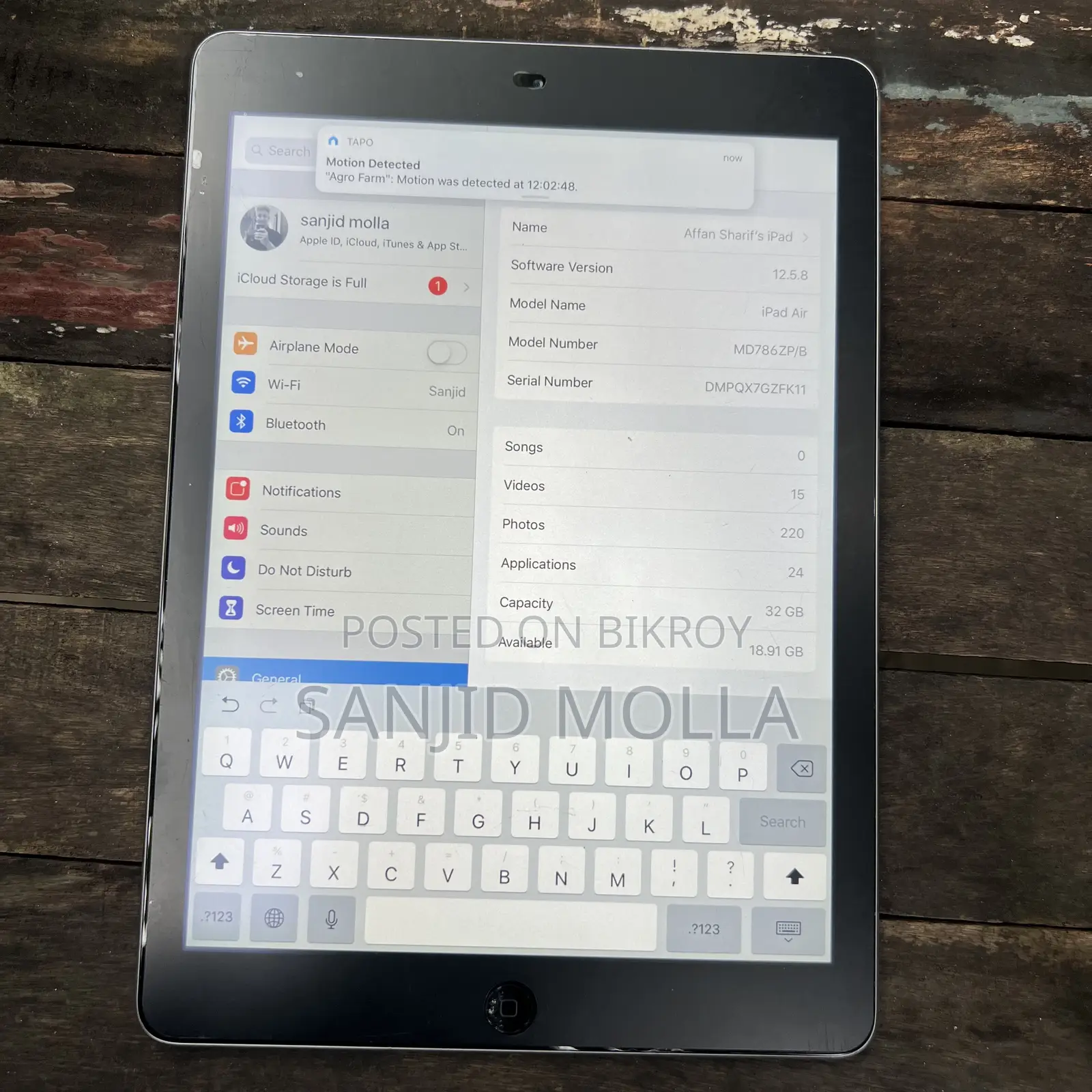 Apple iPad Air 32 GB Silver