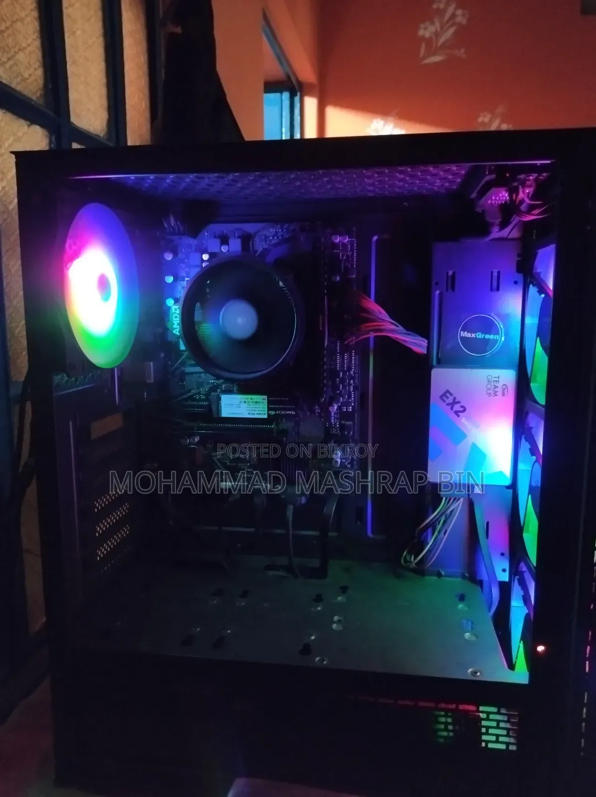 Desktop Computer 8GB AMD Ryzen 5 SSD 640GB
