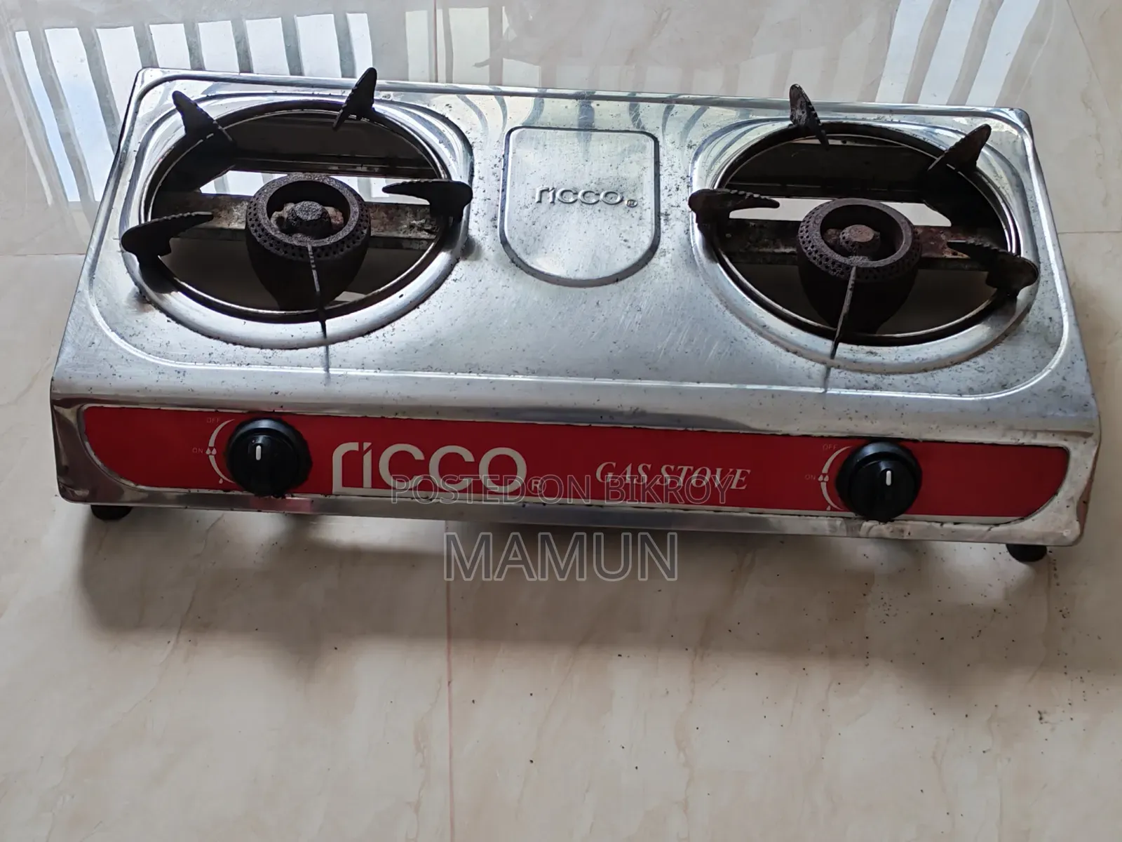 Gas Stove - Ricco Brand