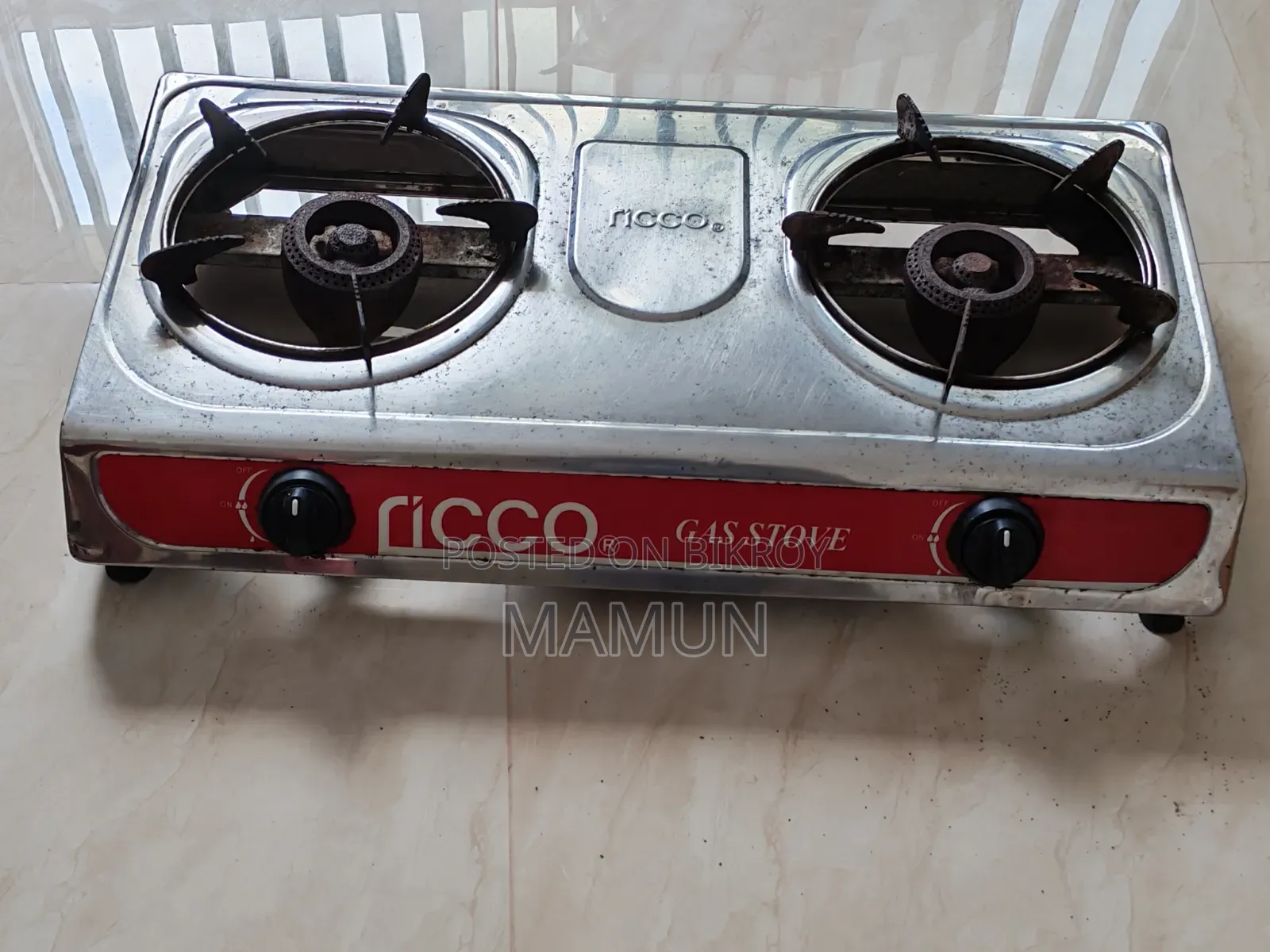 Gas Stove - Ricco Brand