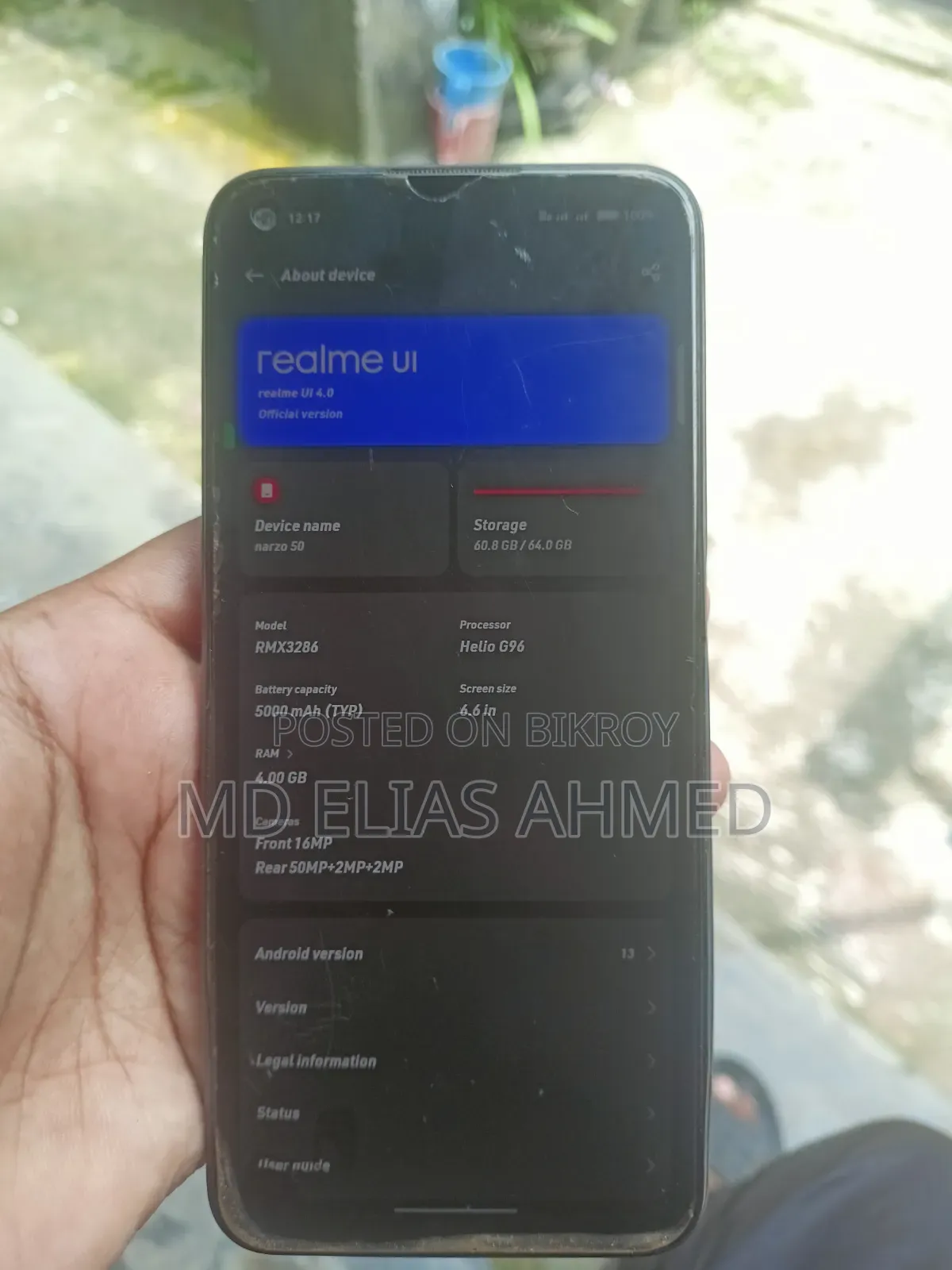 Realme Narzo 50 64 GB Black