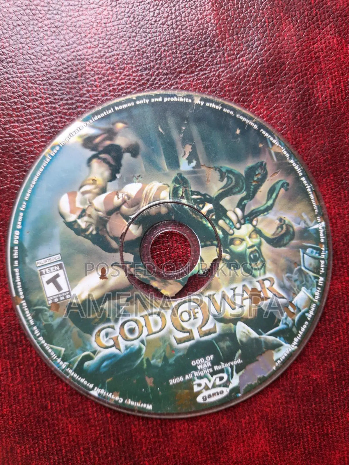 PS2 Game DVD Collection – God of War