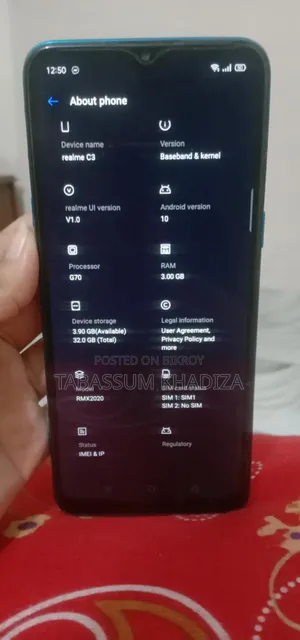 Realme C3 32 GB Blue