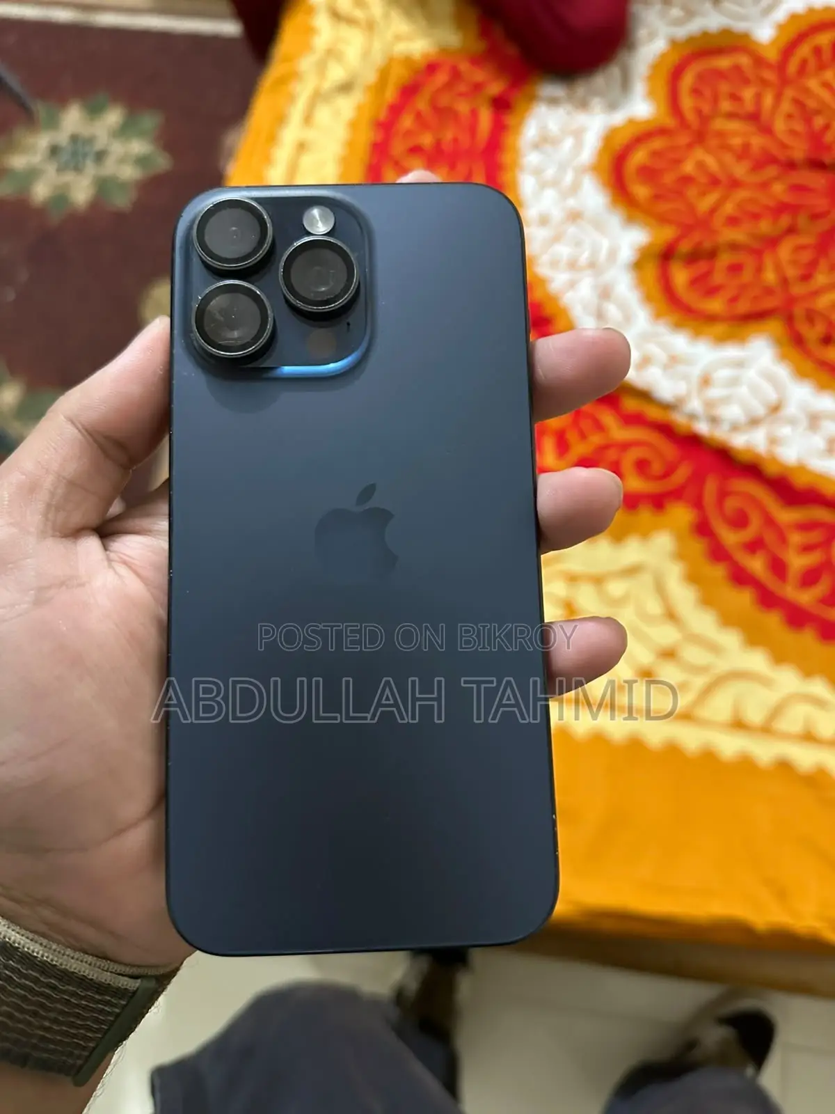নতুন অ্যাপল আইফোন ১৫ প্রো ম্যাক্স ২৫৬ জিবি ব্লু