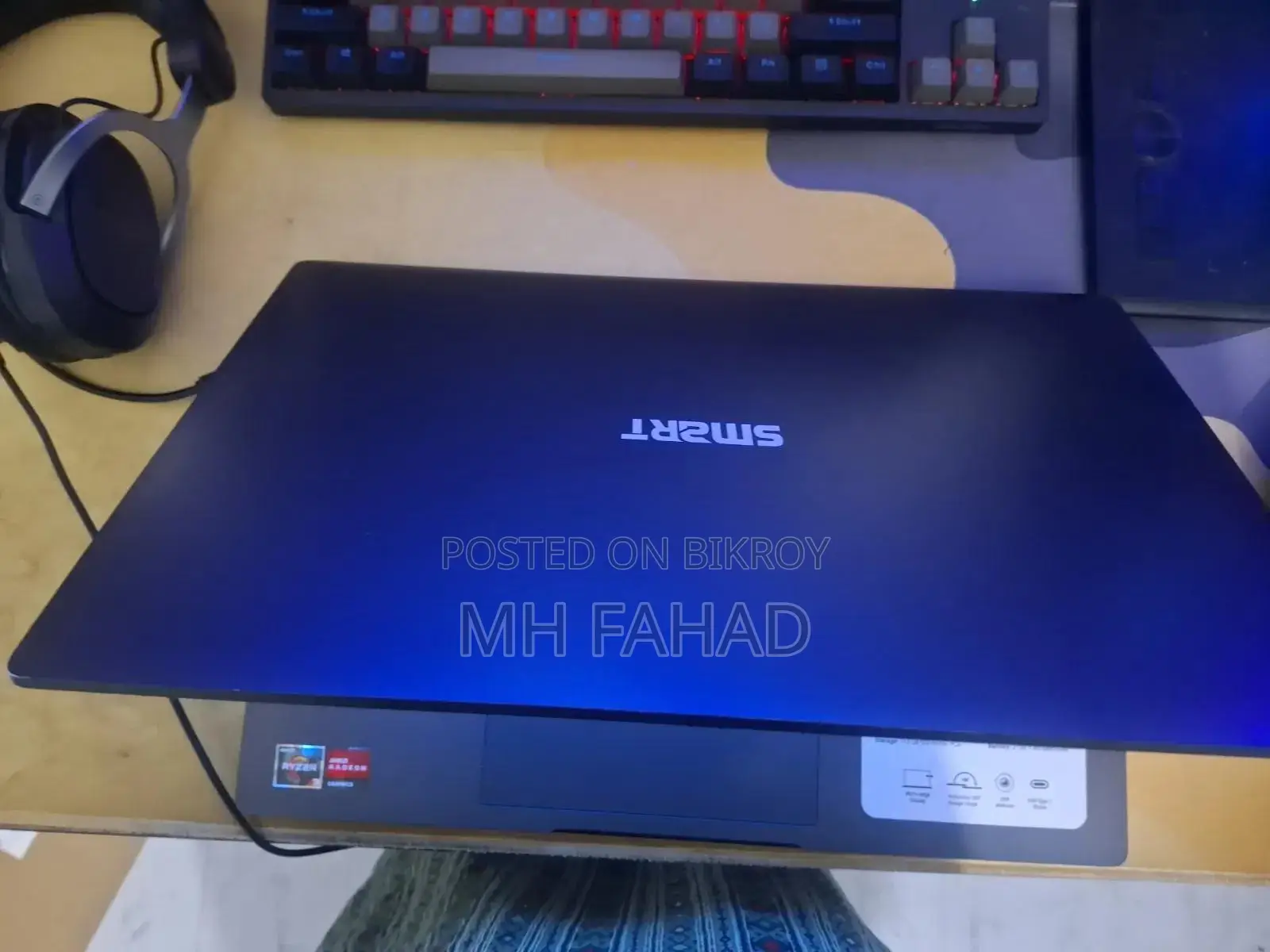 Laptop 8GB AMD Ryzen 3 SSD 512GB