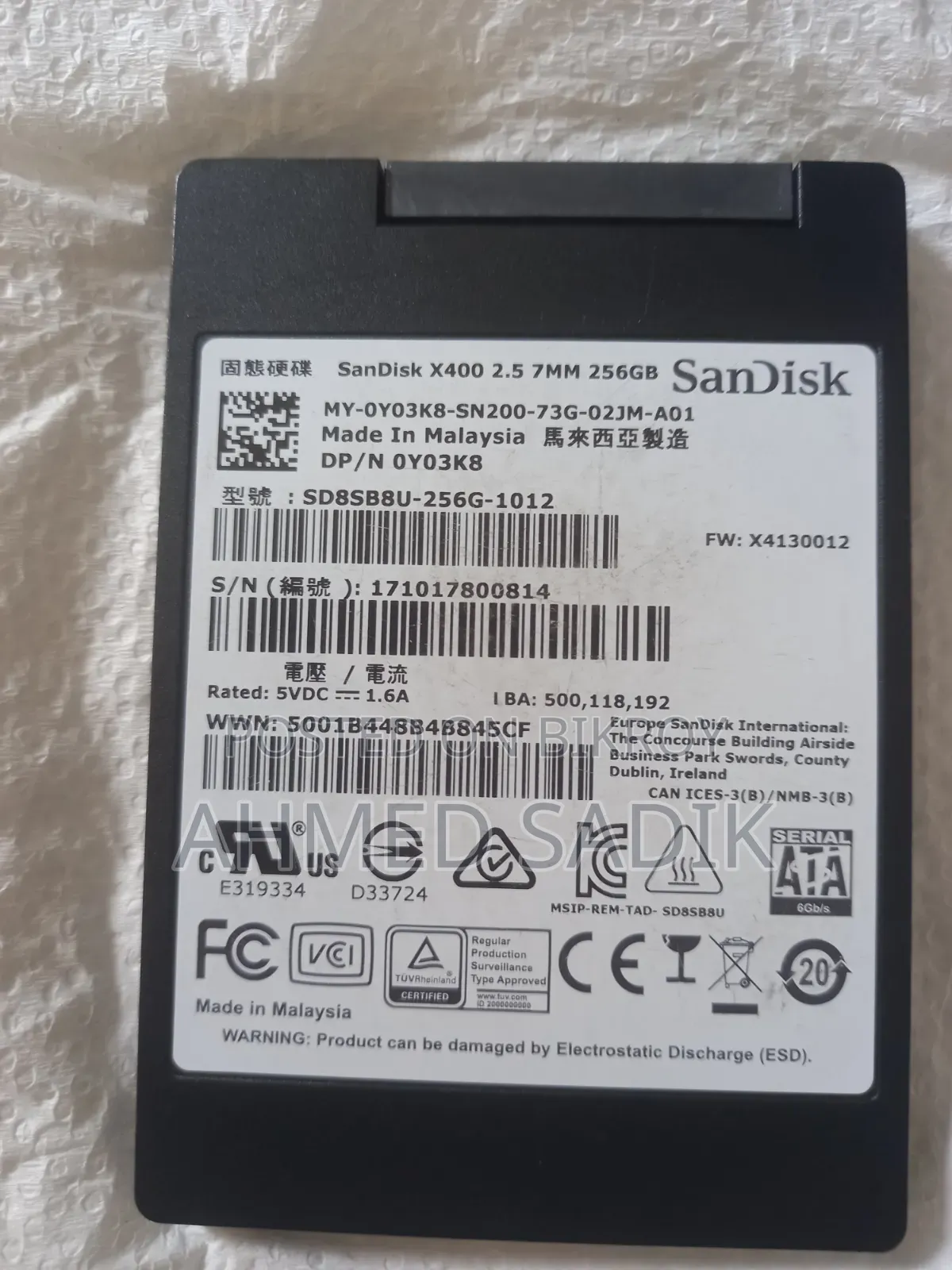 San Disk 256 SSD