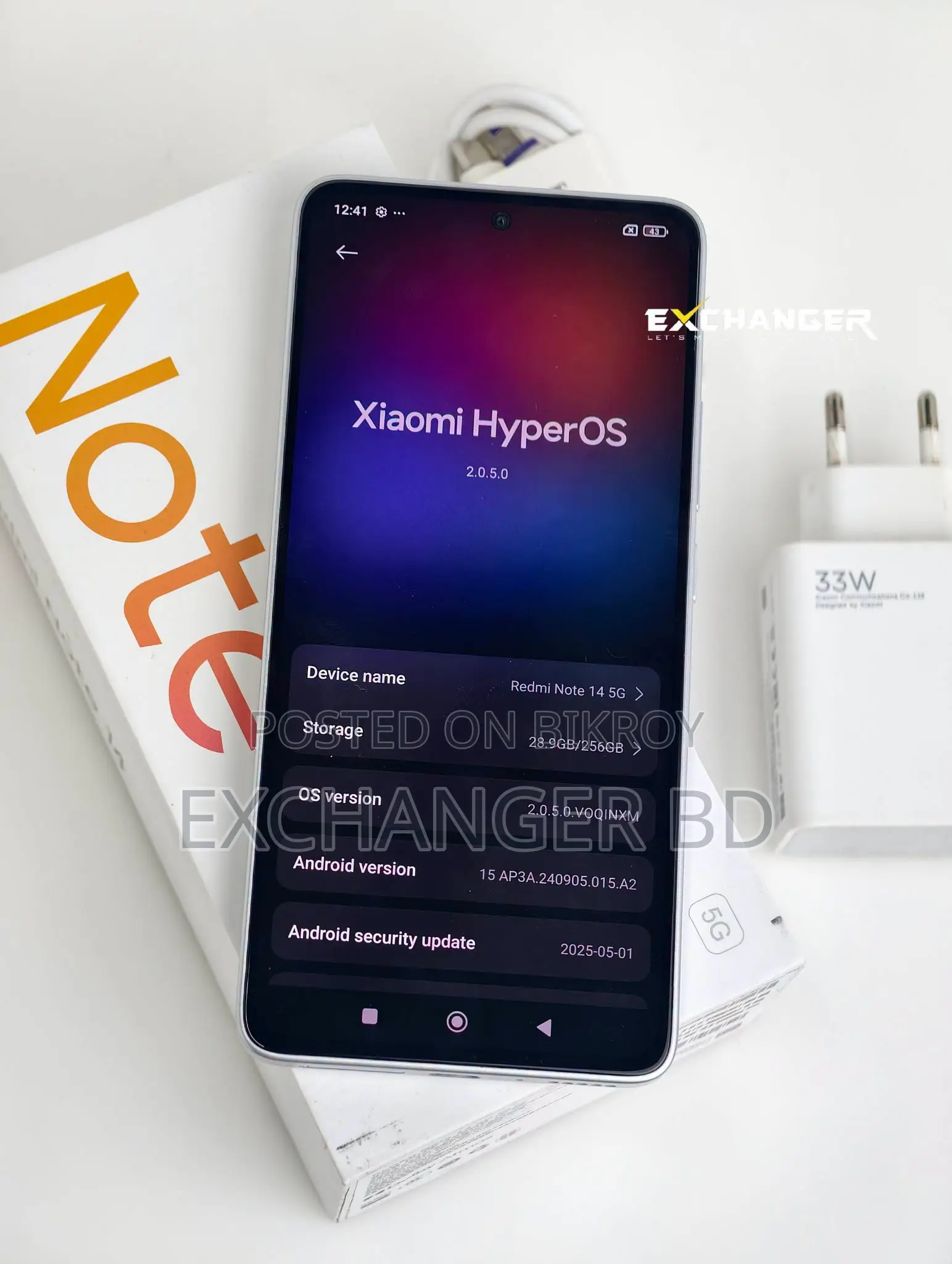 Xiaomi Redmi Note 14 5G 256 GB Blue