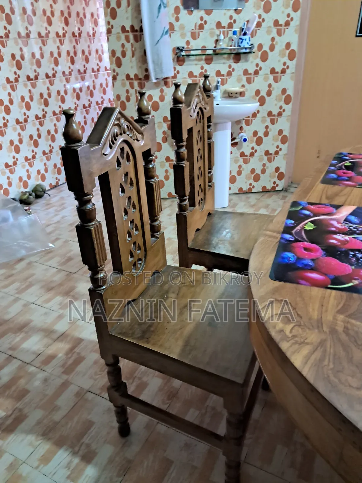 অরিজিনাল চট্টগ্রাম সেগুন ডাইনিং টেবিল