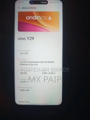 Vivo Y29 256 GB