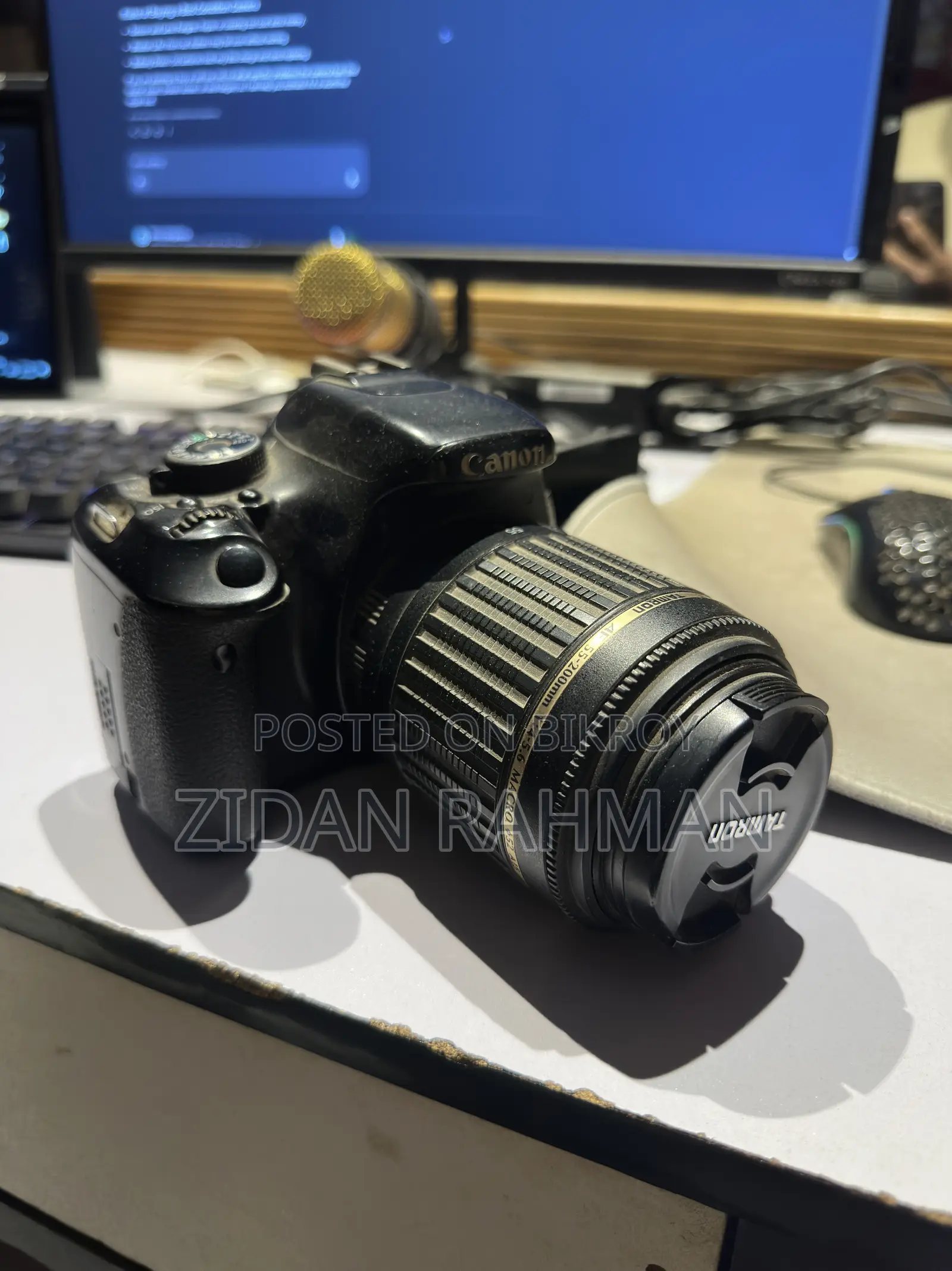 Canon 600D with 55-200 Zoom Lens