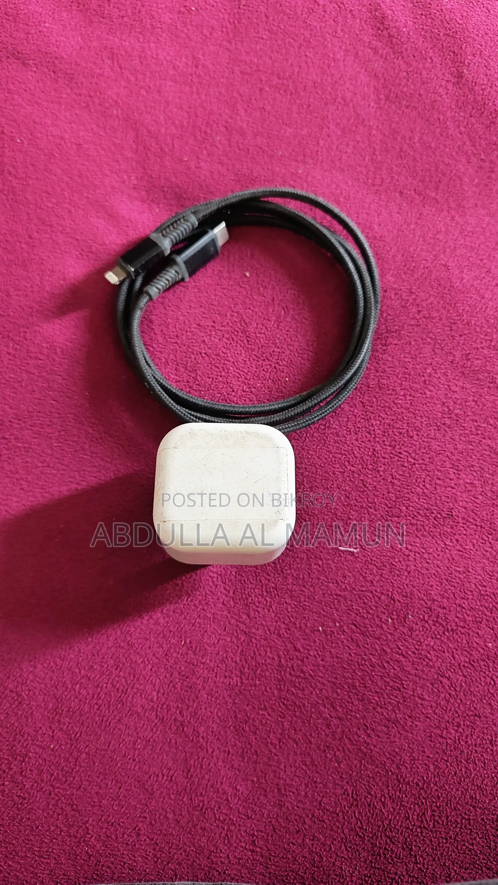 iPhone Original Charger Canadian C to Lightning Type