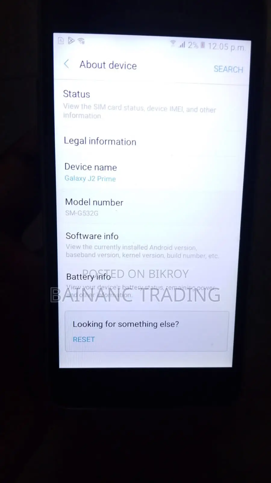 Samsung Galaxy J2 Prime 8 GB Black