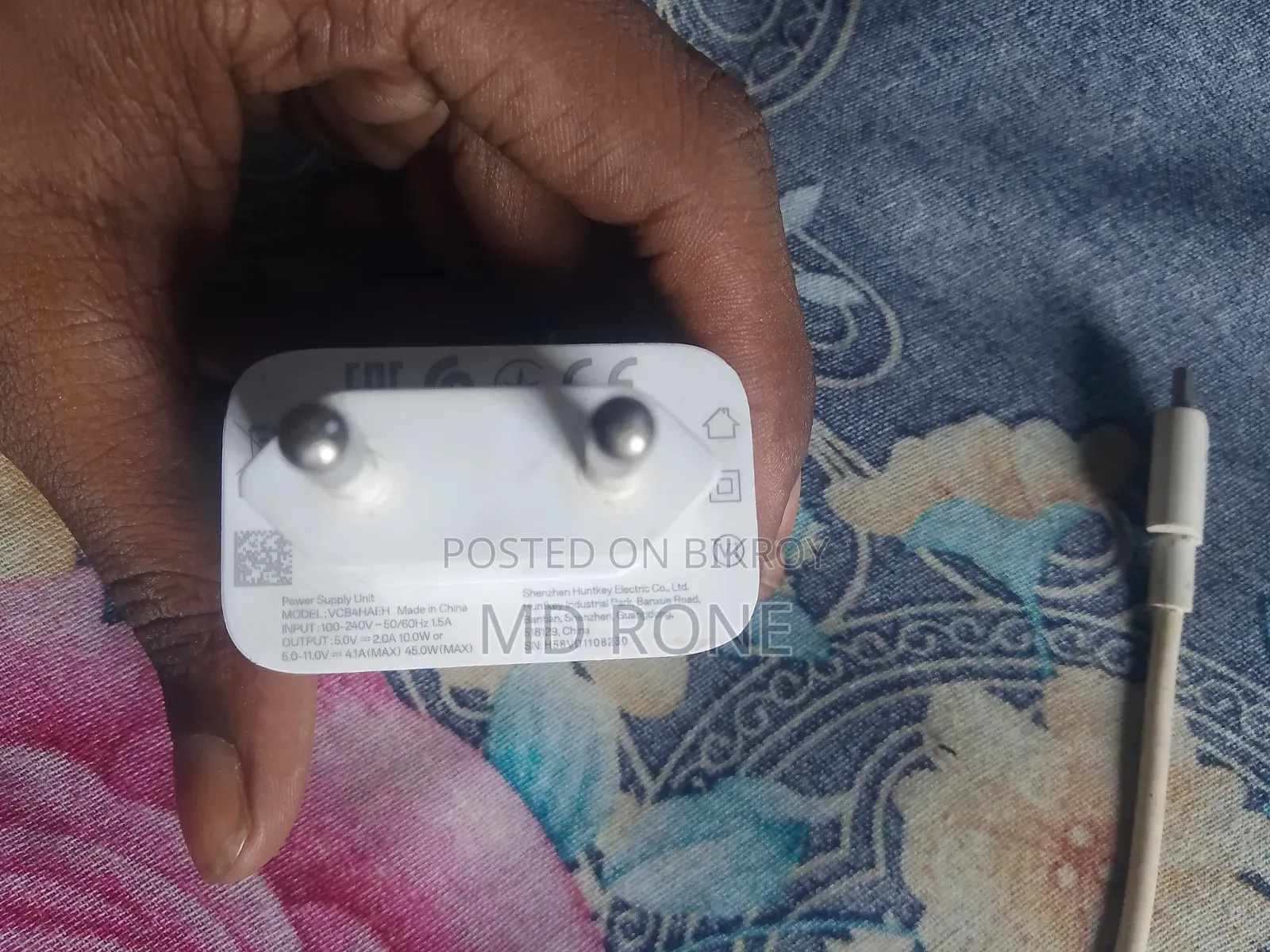 অরজিনাল চার্জার ৪৫ ওয়াট
