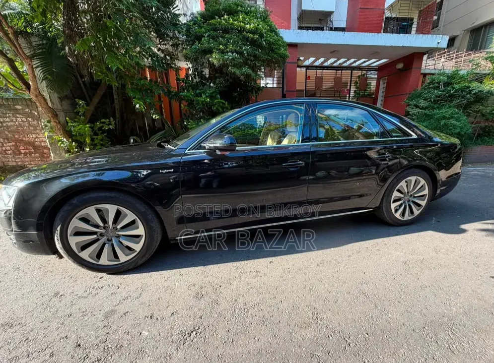Audi A8 L W12 2013 Black