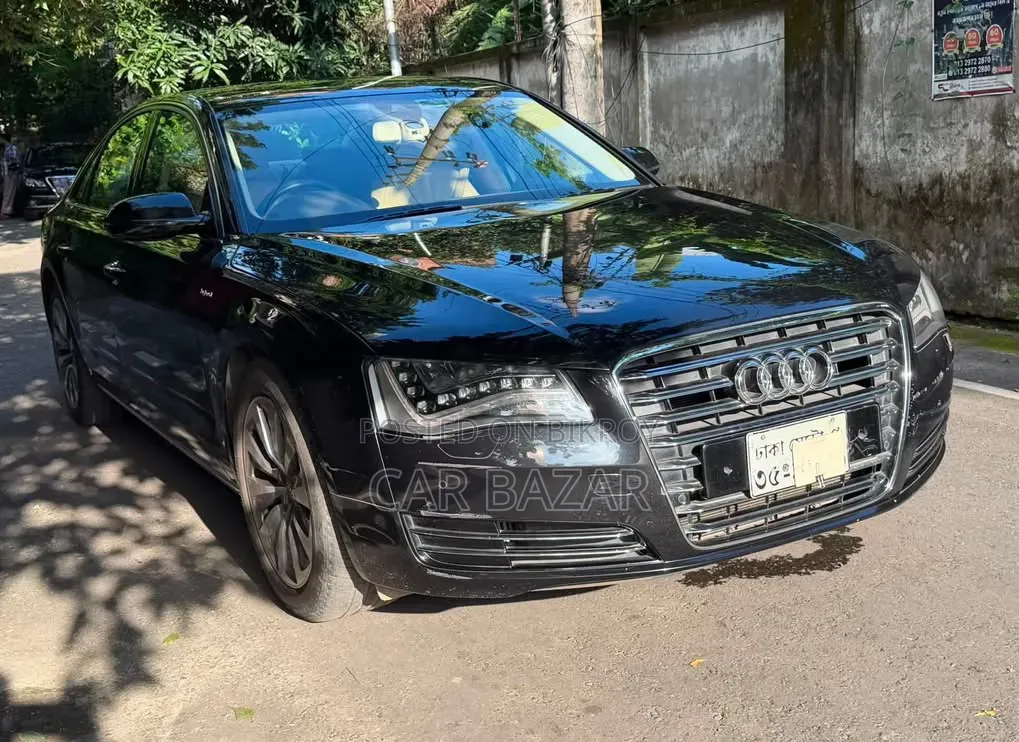 Audi A8 L W12 2013 Black