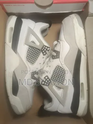 Air Jordan 4 (Color White and Ash)