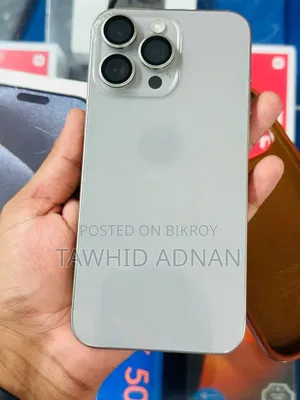 অ্যাপল আইফোন ১৫ প্রো ম্যাক্স ২৫৬ জিবি সিলভার