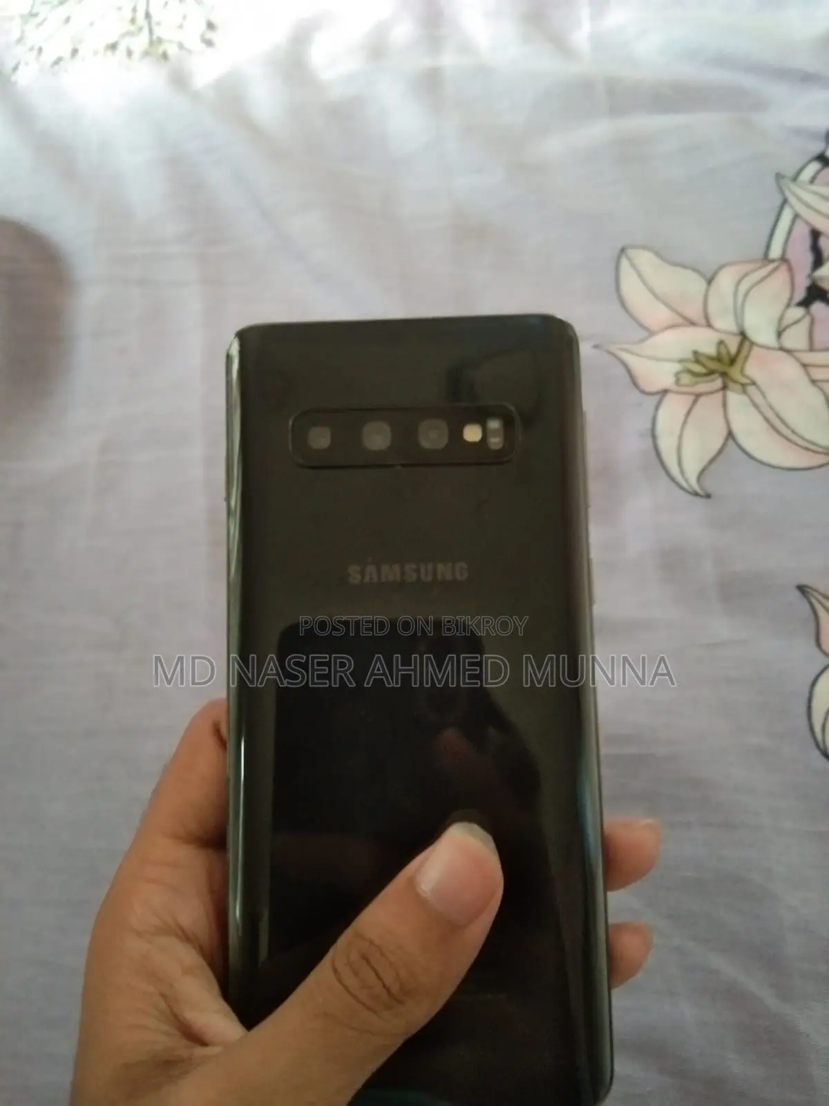 স্যামসাং গ্যালাক্সি এস১০ ১২৮ জিবি ব্ল্যাক
