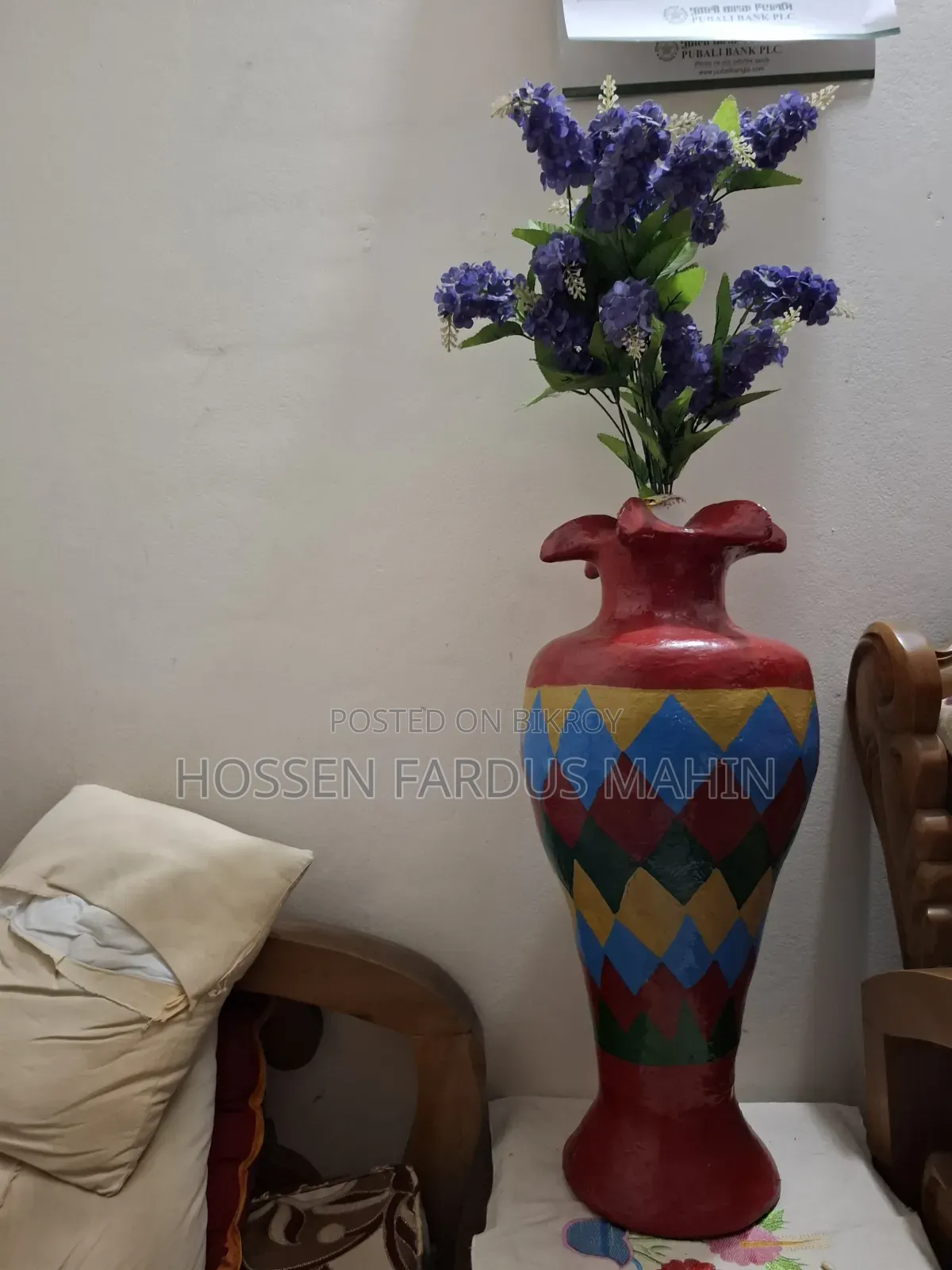 কাগজের বানানো ফুলের টব Flowerpot