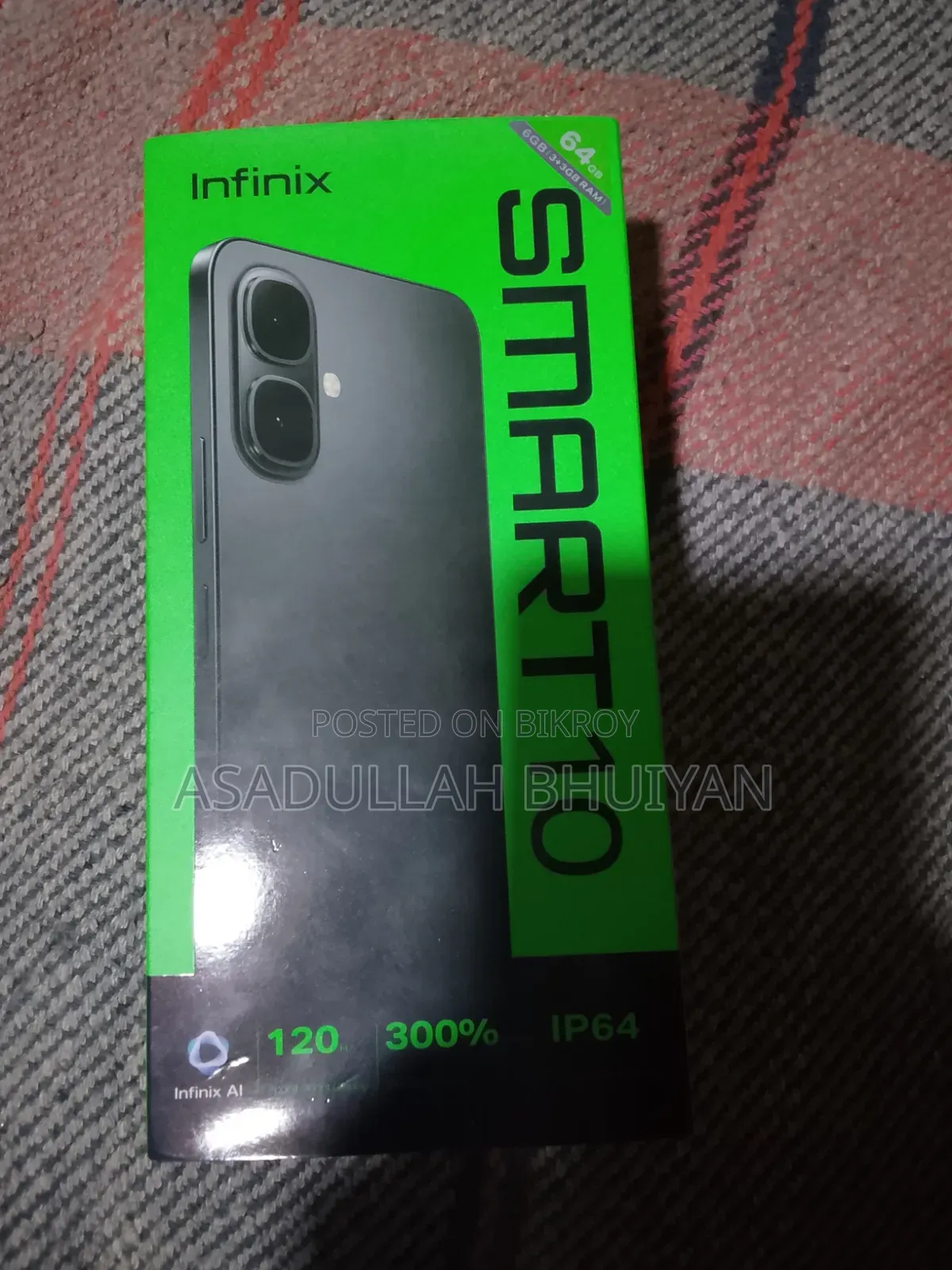 নিউ ইনফিনিক্স স্মার্ট ১০ ৬৪ জিবি হোয়াইট