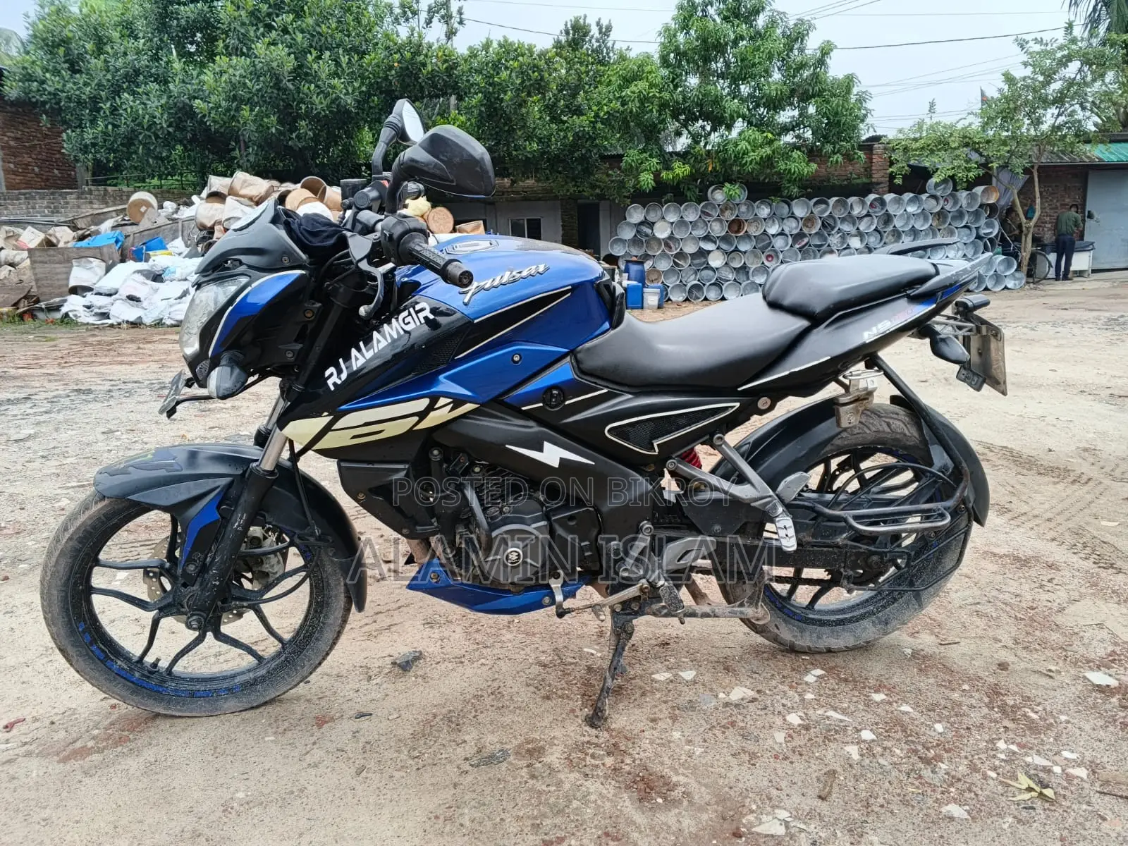 বাজাজ পালসার এনএস ১৬০ ২০১৮ ব্লু