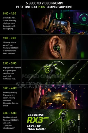 Plextone RX3 PLUS   | Premium Gaming Earphone  