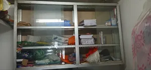 Aluminum and Glass Wall Rack