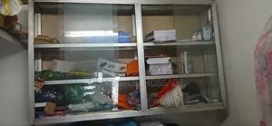Aluminum and Glass Wall Rack