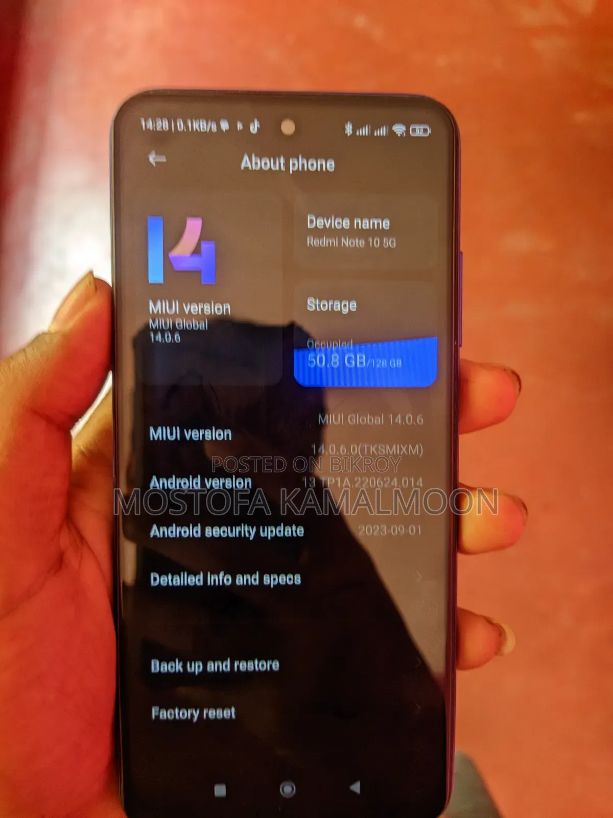 Xiaomi Redmi Note 10 5G 128 GB Blue