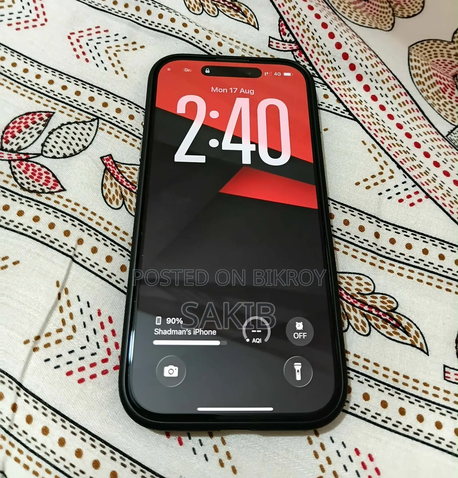অ্যাপল আইফোন ১৭ ২৫৬ জিবি ব্ল্যাক