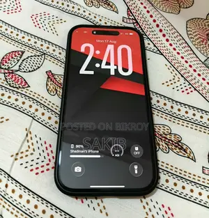 অ্যাপল আইফোন ১৭ ২৫৬ জিবি ব্ল্যাক