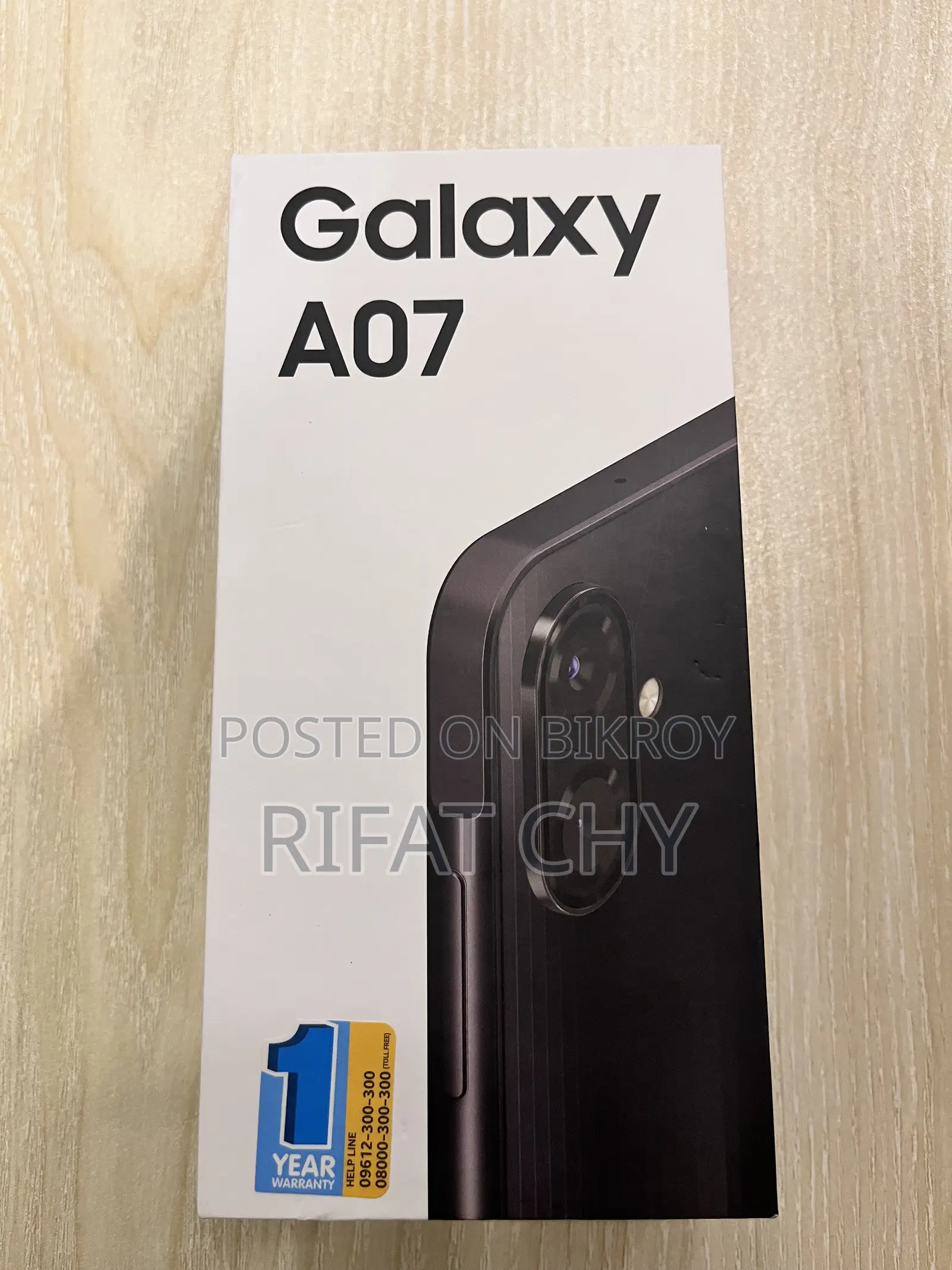 নতুন স্যামসাং গ্যালাক্সি এ০৭ ৪জি ৬৪ জিবি কালো