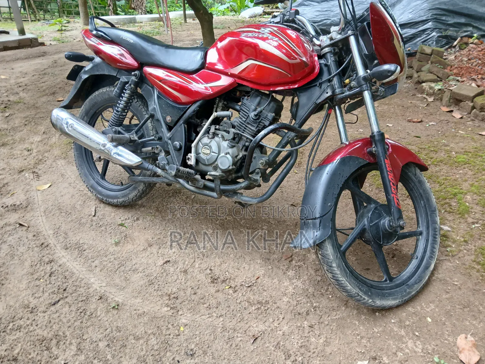 Bajaj Discover 100 2013 Red