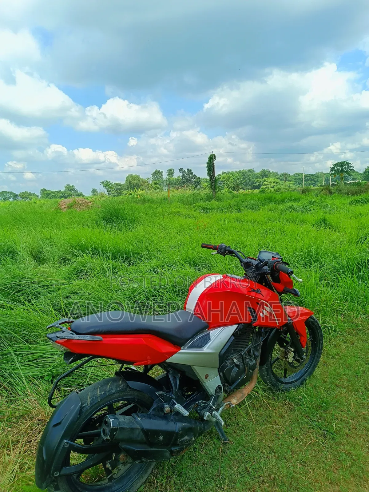 TVS Apache RTR 160 2V ABS 2019 Red