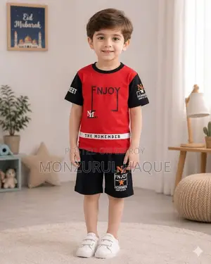 Baby Boys Premium Cotton T-Shirt Set.