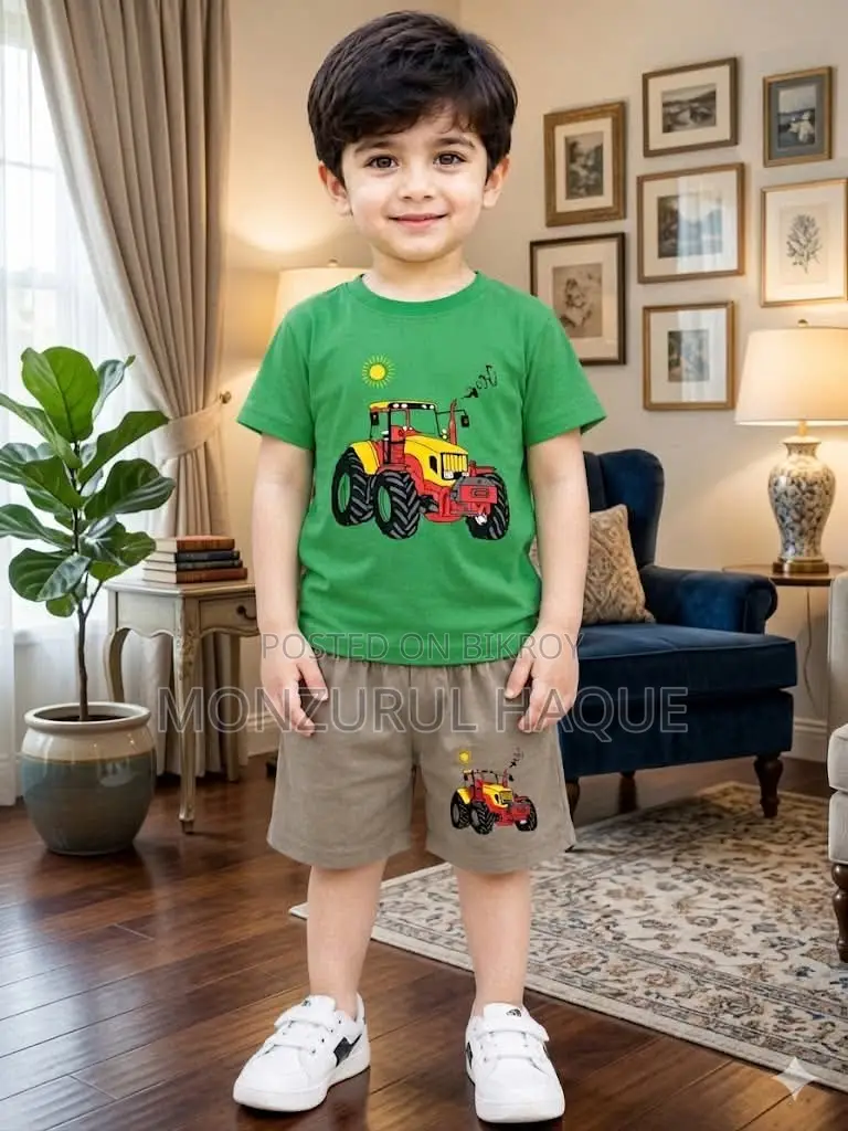Baby Boys Premium Cotton T-Shirt Set.