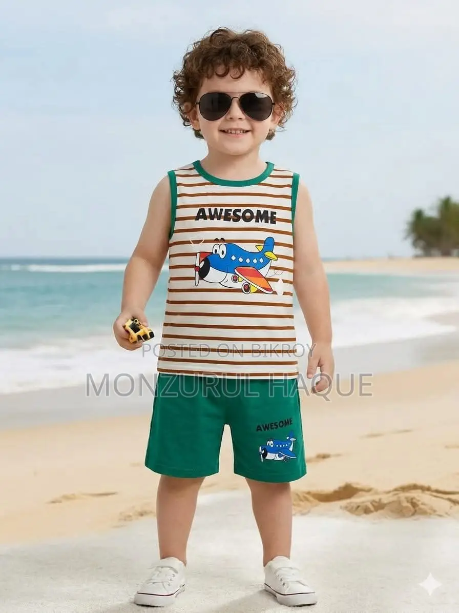 Baby Boys Premium Cotton T-Shirt Set.