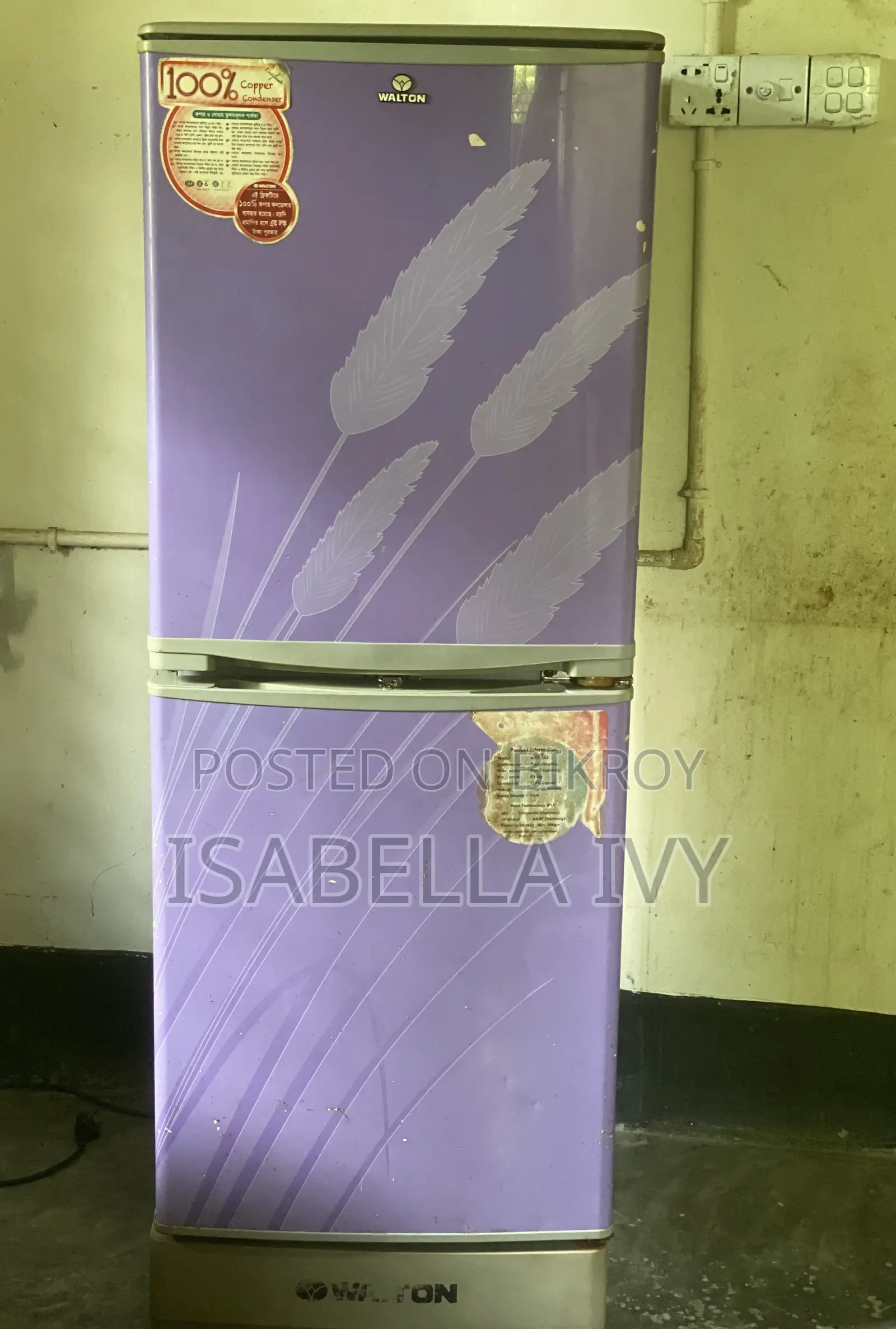 Walton 11 CFT Refrigerator WFF-2A3