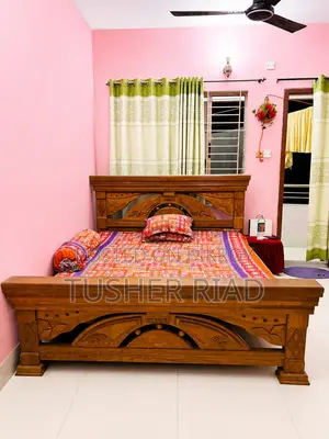 Original Burmese Teak Complete Bedroom Furniture Set for Sale